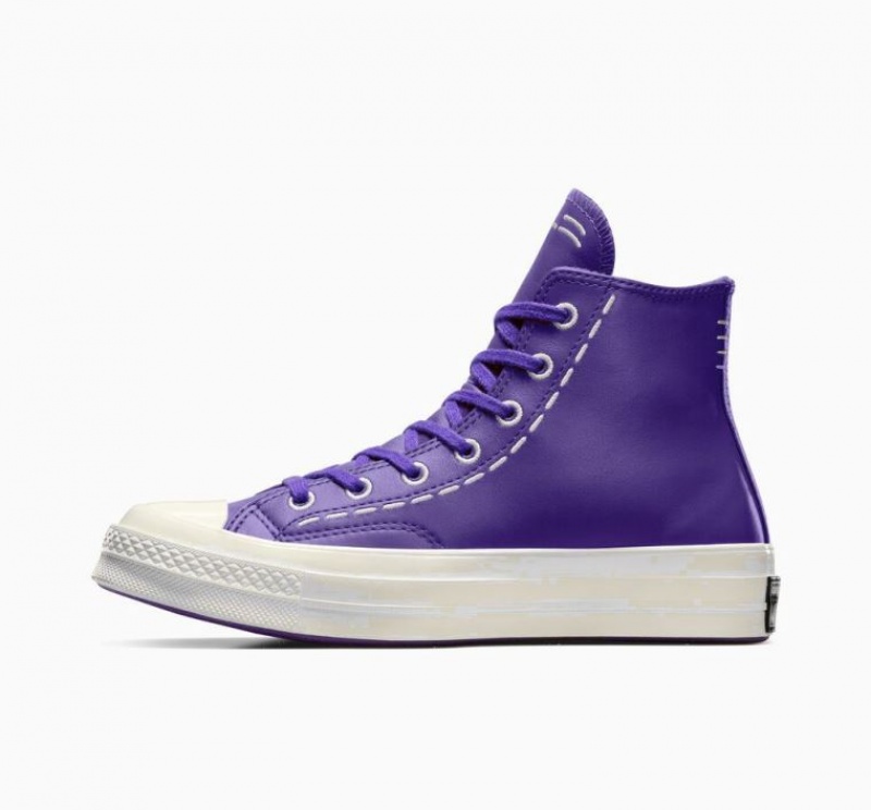 Női Converse Chuck 70 Bold Stitch Magasszárú Tornacipő Lila | HUNGARY IAO2DP