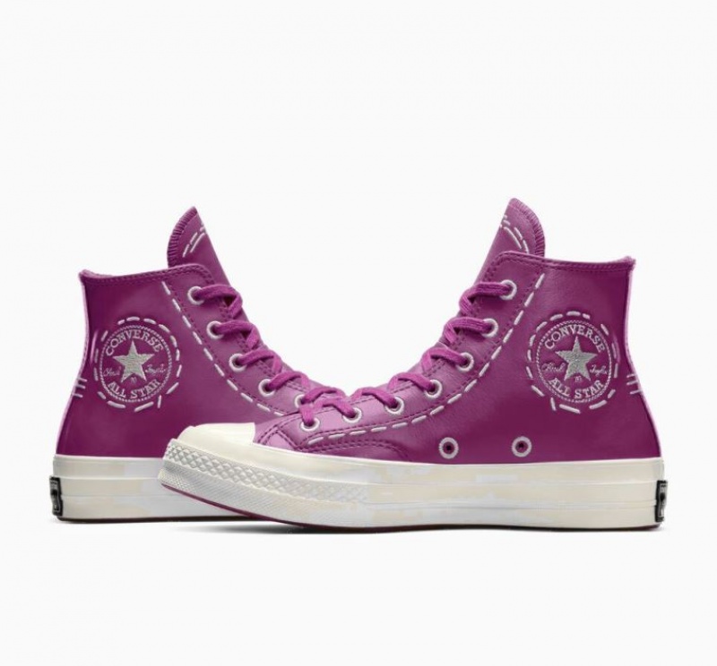 Női Converse Chuck 70 Bold Stitch Magasszárú Tornacipő Fukszia | HUNGARY OVX9FM