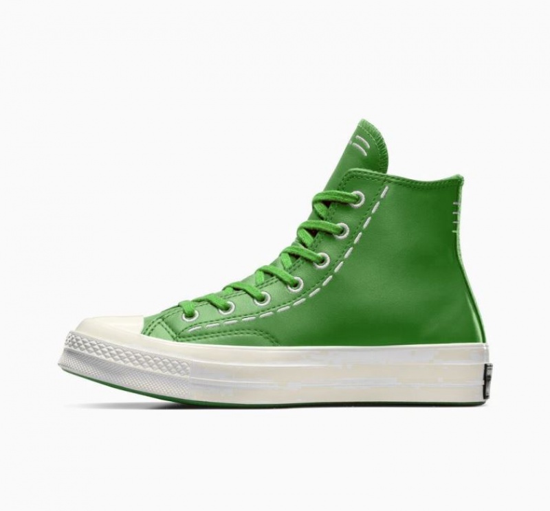 Női Converse Chuck 70 Bold Stitch Magasszárú Tornacipő Zöld | HUNGARY CRT2AL