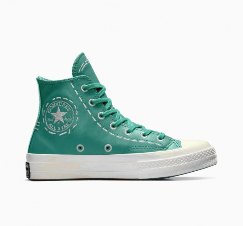 Női Converse Chuck 70 Bold Stitch Magasszárú Tornacipő Türkiz | HUNGARY QBO5KG