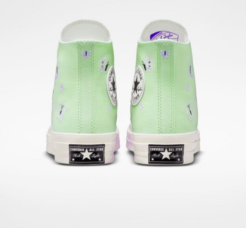 Női Converse Chuck 70 Butterfly Wings Magasszárú Tornacipő Menta | HUNGARY VHO9RG