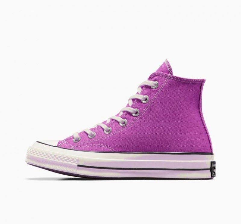 Női Converse Chuck 70 Canvas Magasszárú Tornacipő Lila | HUNGARY QFN4EV