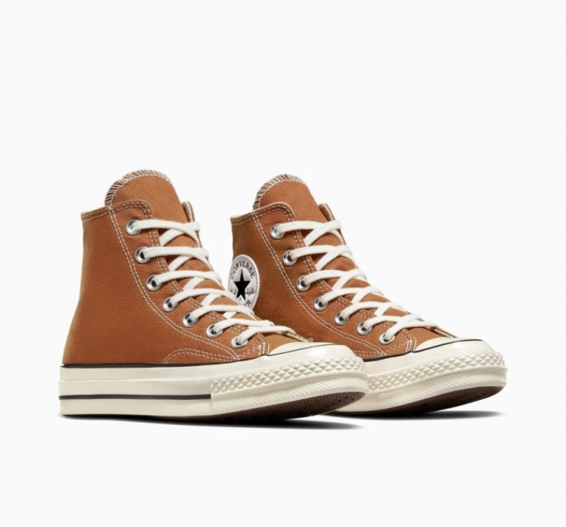 Női Converse Chuck 70 Canvas Magasszárú Tornacipő Barna | HUNGARY QZX1CB