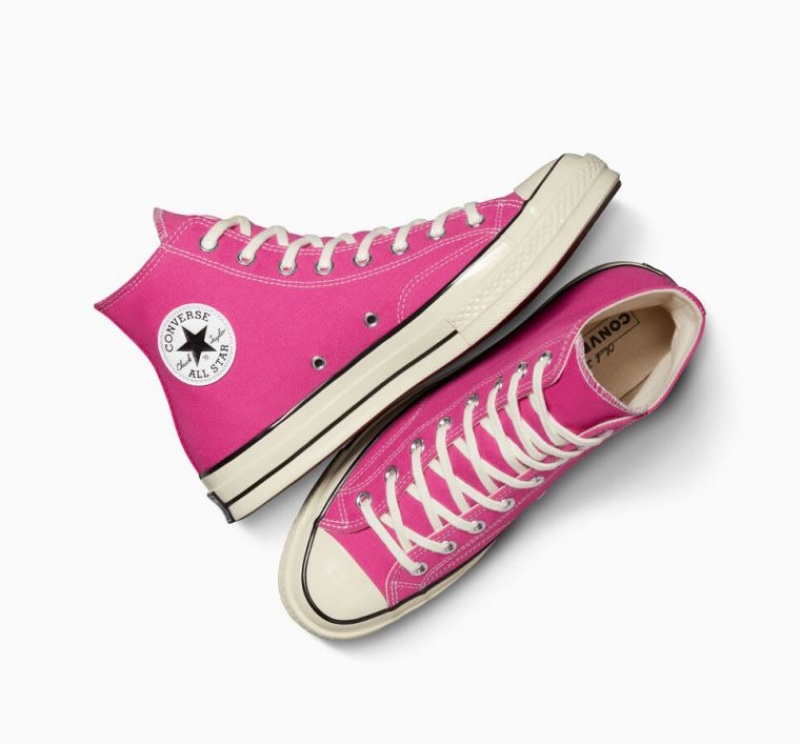 Női Converse Chuck 70 Canvas Magasszárú Tornacipő Rózsaszín | HUNGARY XCJ7EP