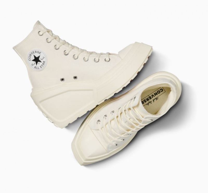 Női Converse Chuck 70 De Luxe Wedge Magasszárú Tornacipő Fehér | HUNGARY TNV4OJ