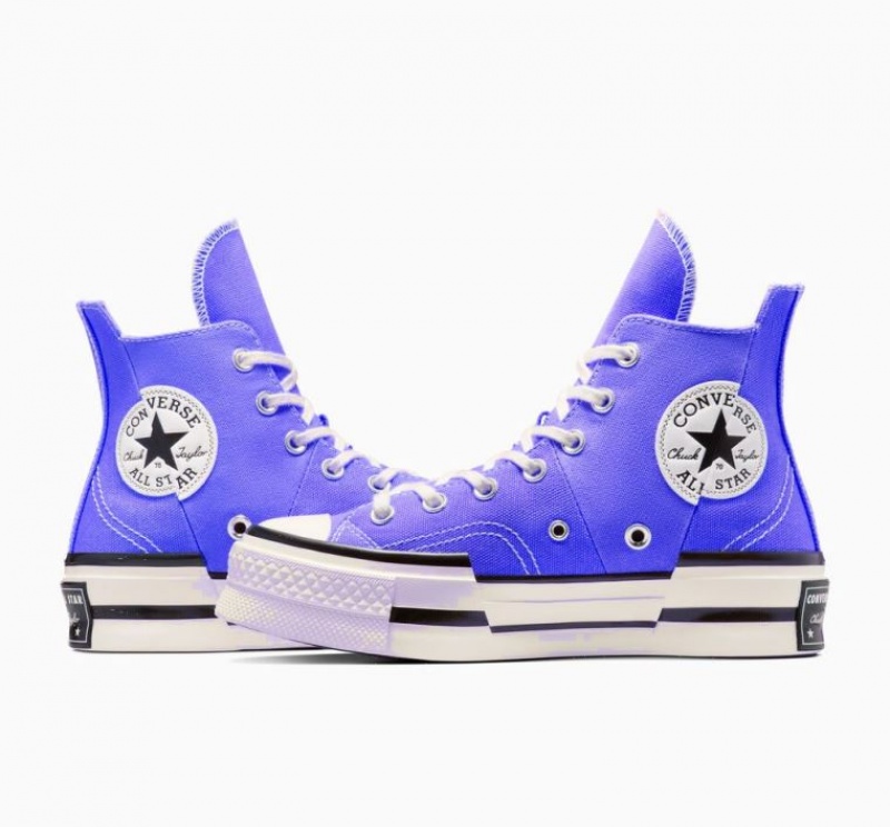 Női Converse Chuck 70 Plus Magasszárú Tornacipő Kék | HUNGARY JKC1TX