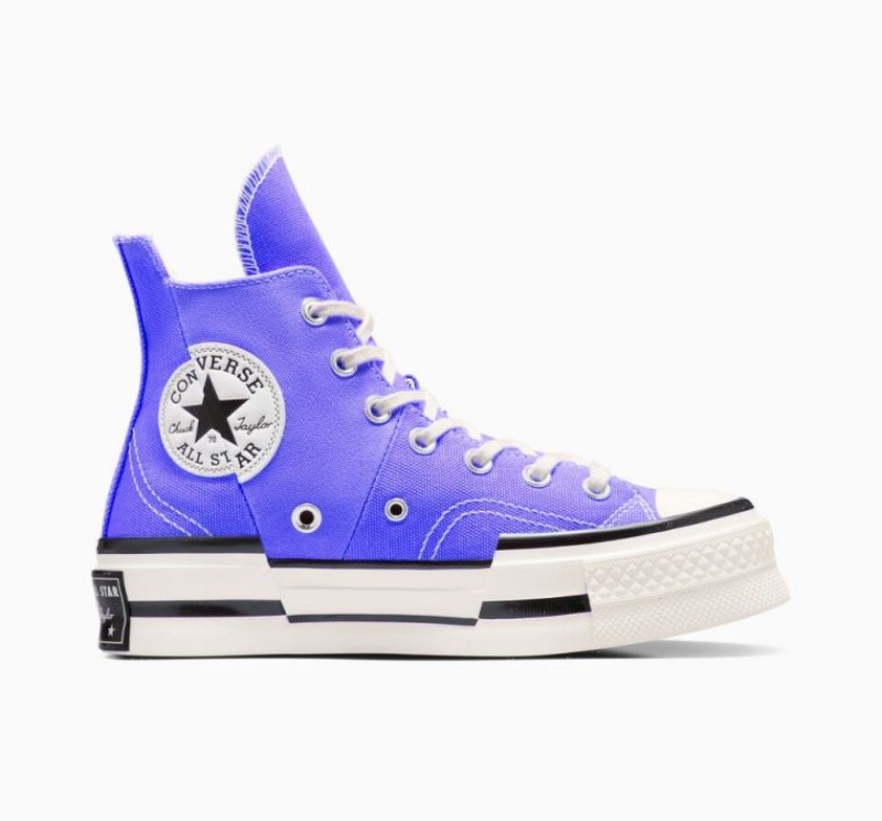 Női Converse Chuck 70 Plus Magasszárú Tornacipő Kék | HUNGARY JKC1TX