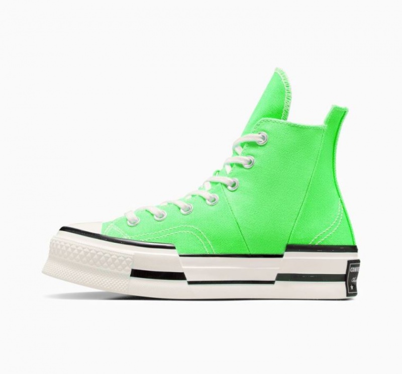 Női Converse Chuck 70 Plus Magasszárú Tornacipő Világos Zöld | HUNGARY DOG9QW