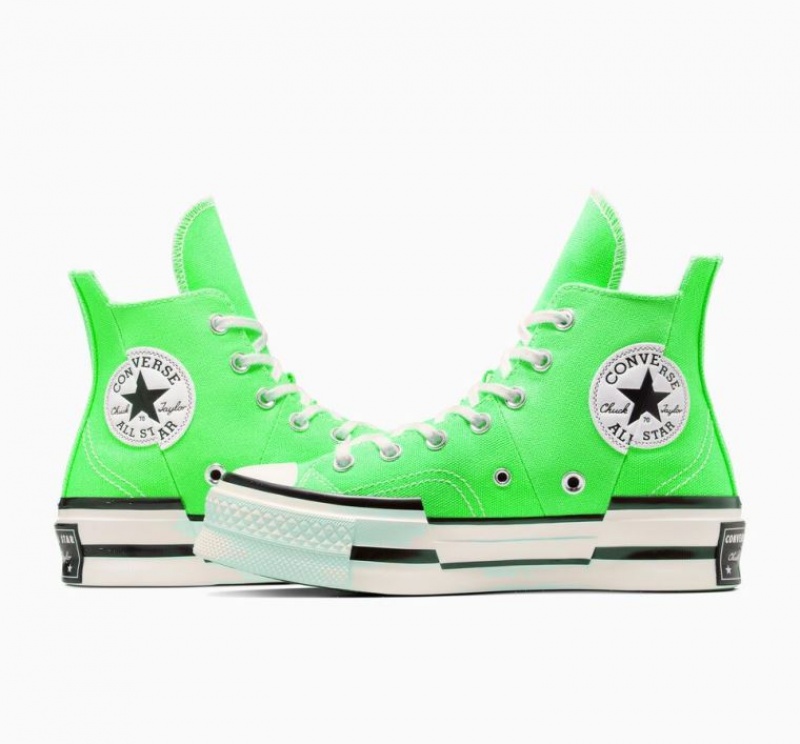 Női Converse Chuck 70 Plus Magasszárú Tornacipő Világos Zöld | HUNGARY DOG9QW