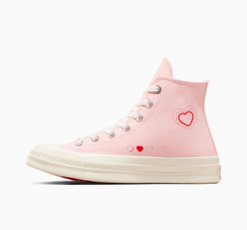 Női Converse Chuck 70 Y2K Heart Magasszárú Tornacipő Rózsaszín | HUNGARY ZJV8MT