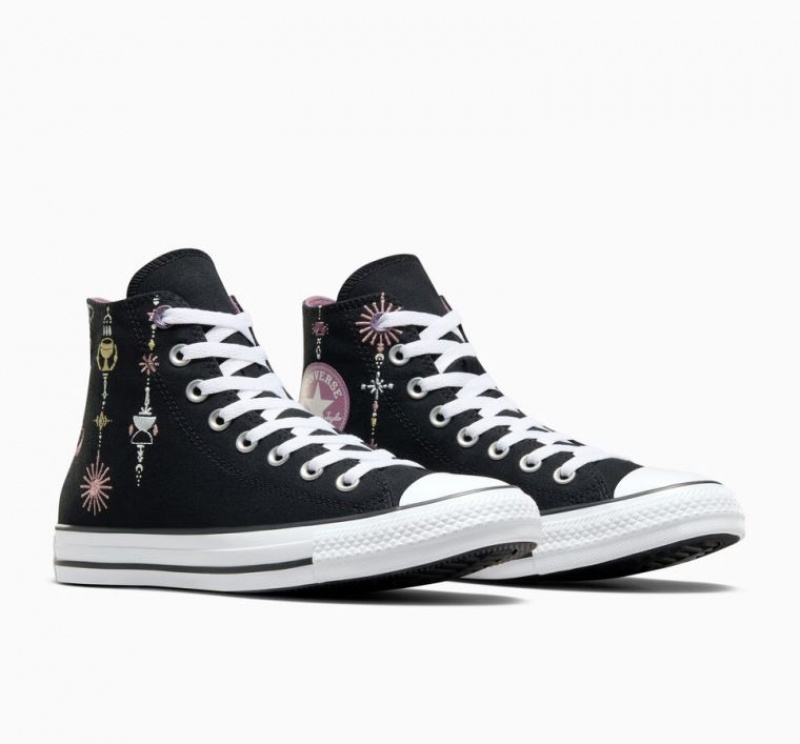 Női Converse Chuck Taylor All Star Alchemy Embroidery Magasszárú Tornacipő Fekete | HUNGARY MNG2HF