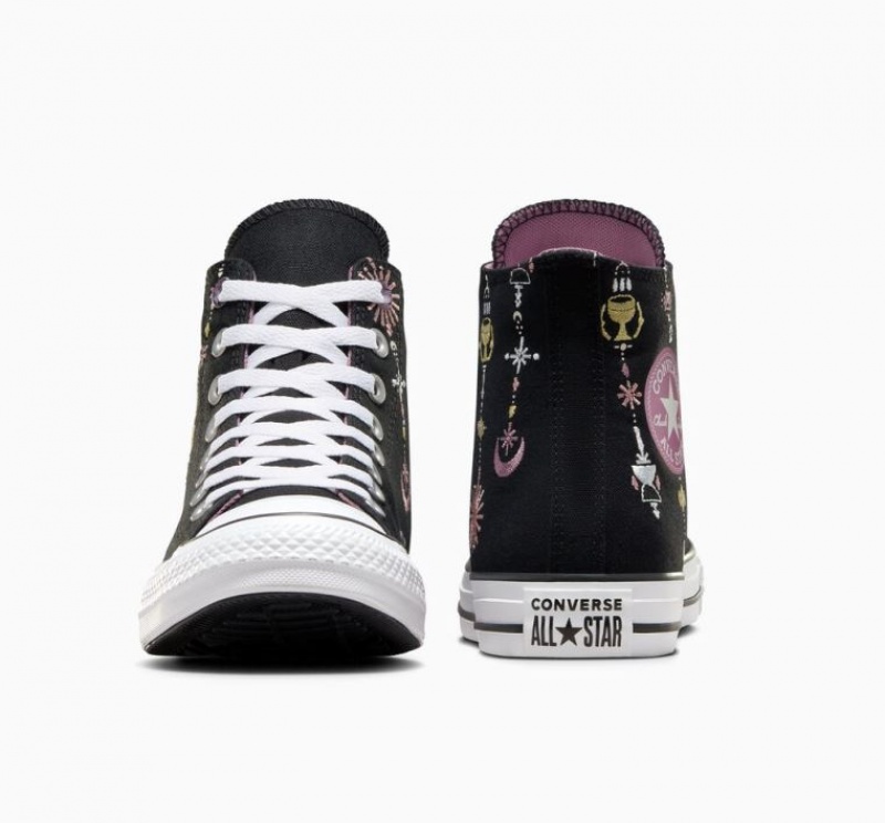 Női Converse Chuck Taylor All Star Alchemy Embroidery Magasszárú Tornacipő Fekete | HUNGARY MNG2HF