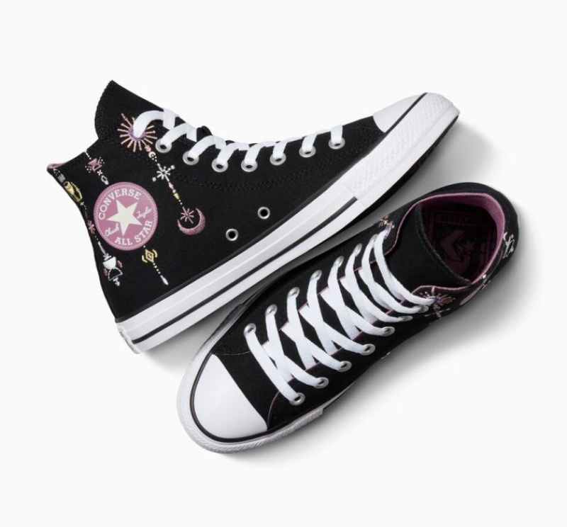 Női Converse Chuck Taylor All Star Alchemy Embroidery Magasszárú Tornacipő Fekete | HUNGARY MNG2HF