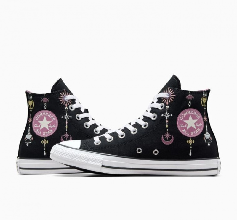 Női Converse Chuck Taylor All Star Alchemy Embroidery Magasszárú Tornacipő Fekete | HUNGARY MNG2HF