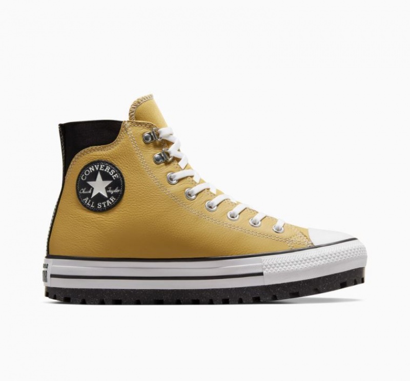 Női Converse Chuck Taylor All Star City Trek Vízálló Bakancs Citrom | HUNGARY ITM1JO