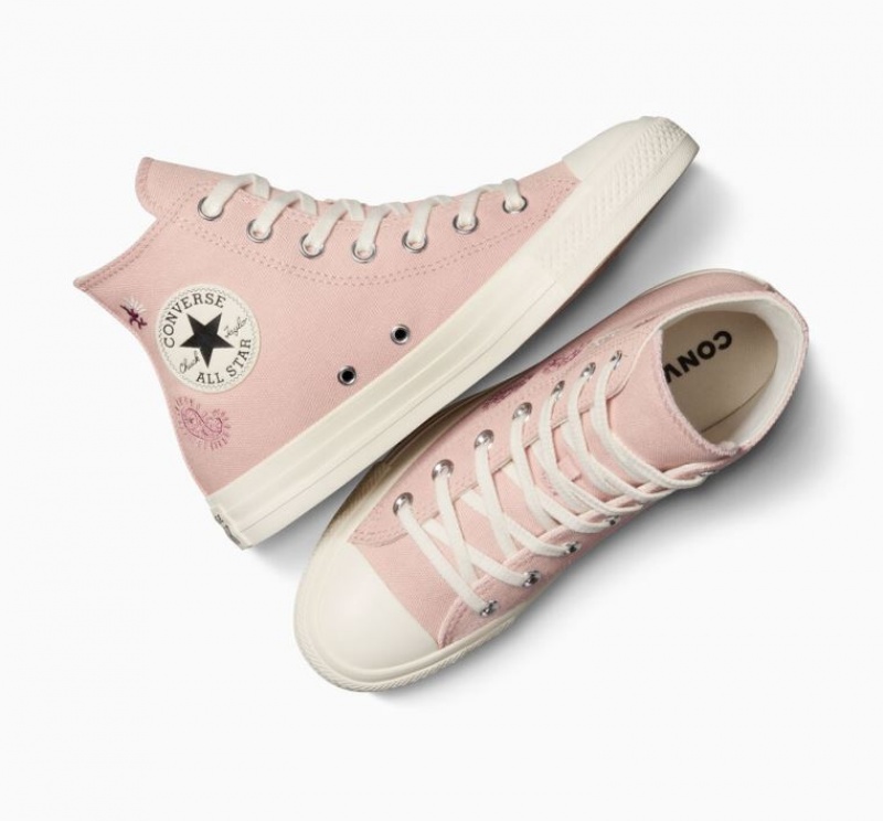 Női Converse Chuck Taylor All Star Crafted Evolution Magasszárú Tornacipő Rózsaszín | HUNGARY WFU9SA