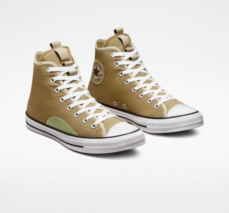 Női Converse Chuck Taylor All Star Earth Tones Magasszárú Tornacipő Világos Barna | HUNGARY PJM2ZI