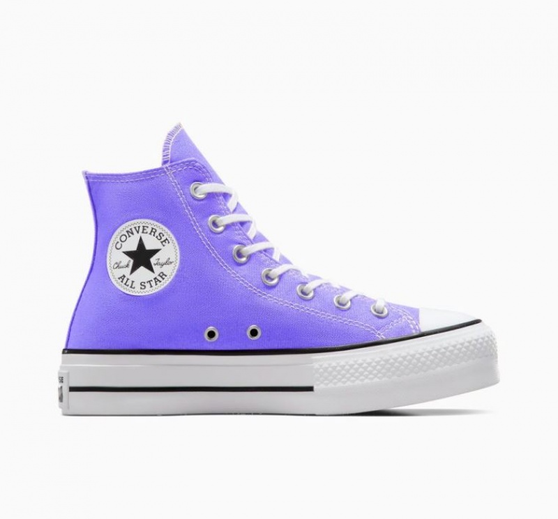 Női Converse Chuck Taylor All Star Lift Platform Cipő Levendula | HUNGARY NSV1LO