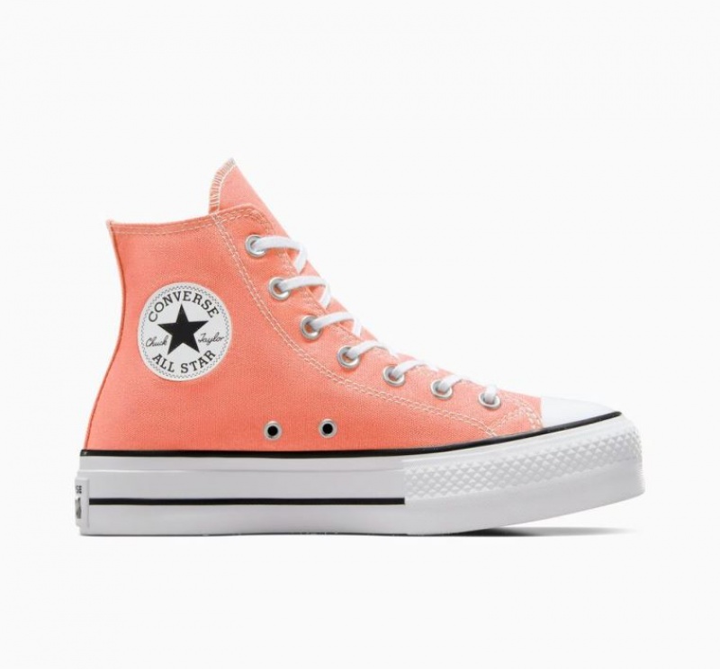 Női Converse Chuck Taylor All Star Lift Platform Cipő Narancssárga | HUNGARY MWX2OJ