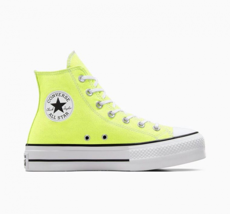 Női Converse Chuck Taylor All Star Lift Platform Cipő Világos Zöld | HUNGARY DAJ4UF