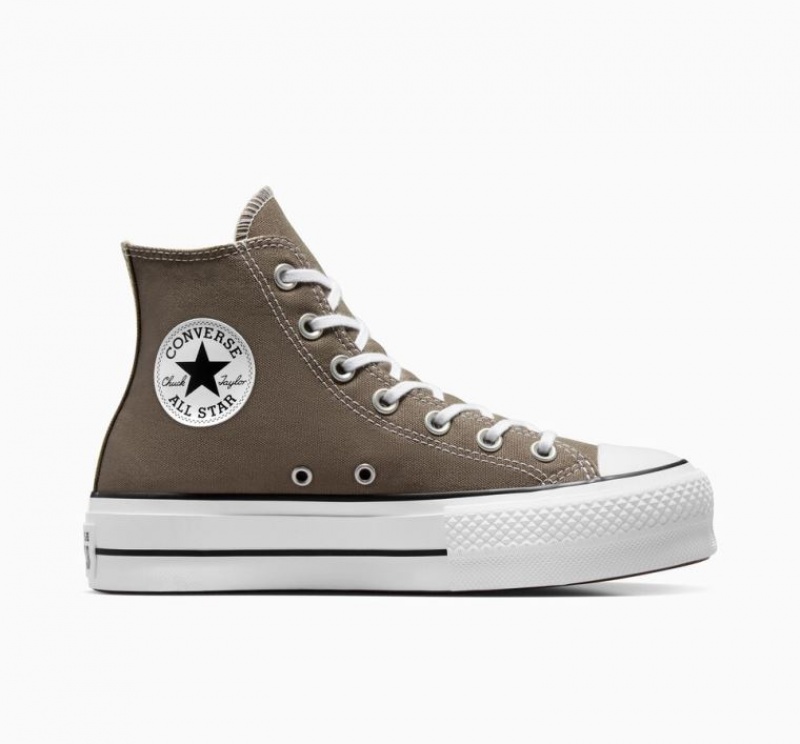 Női Converse Chuck Taylor All Star Lift Platform Cipő Barna | HUNGARY LNV5QX