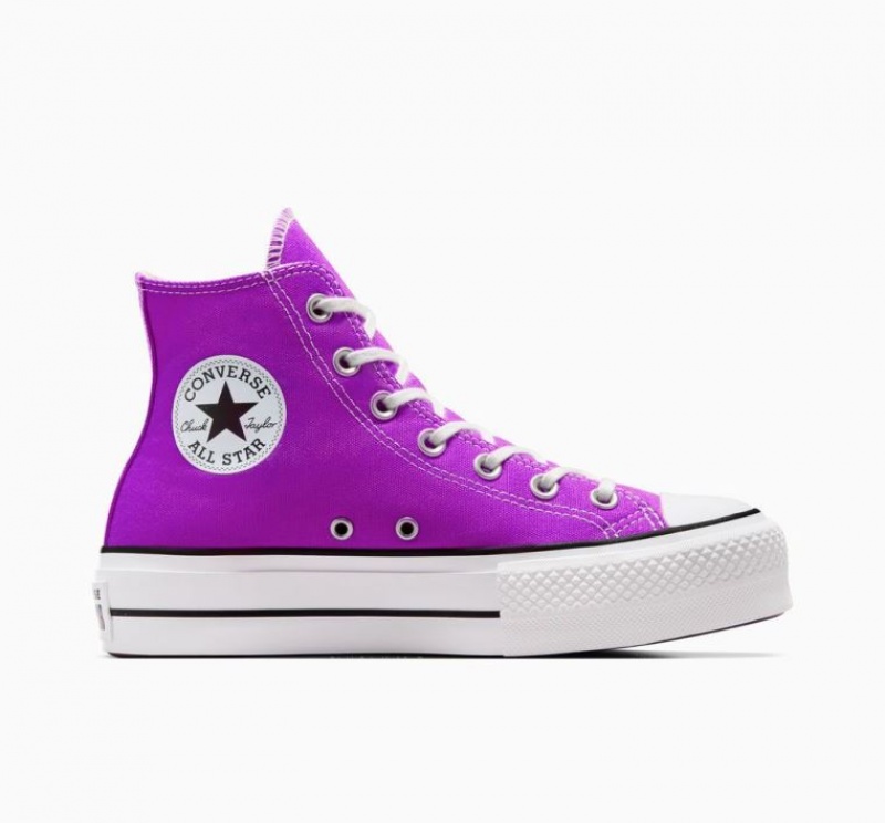 Női Converse Chuck Taylor All Star Lift Platform Cipő Lila | HUNGARY ZWY9HE