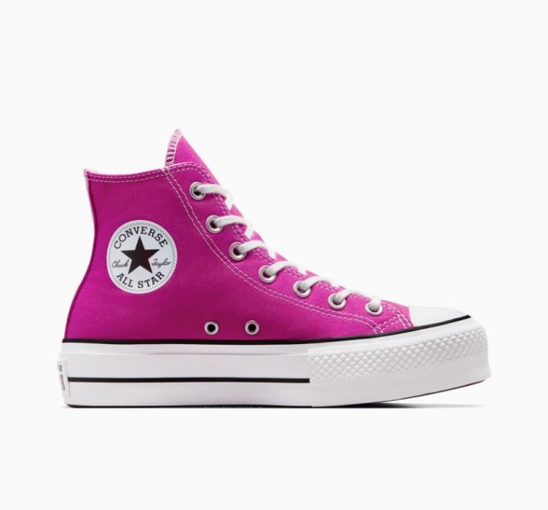 Női Converse Chuck Taylor All Star Lift Platform Cipő Fukszia | HUNGARY CXG2KY