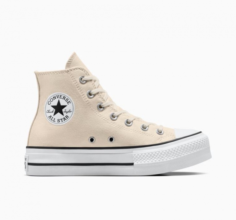 Női Converse Chuck Taylor All Star Lift Platform Cipő Bézs | HUNGARY BAL6NP