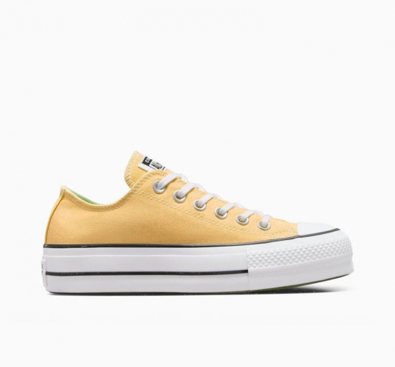 Női Converse Chuck Taylor All Star Lift Platform Cipő Sárga | HUNGARY AWS4UK