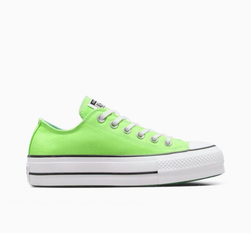 Női Converse Chuck Taylor All Star Lift Platform Cipő Világos Zöld | HUNGARY IVU0KP