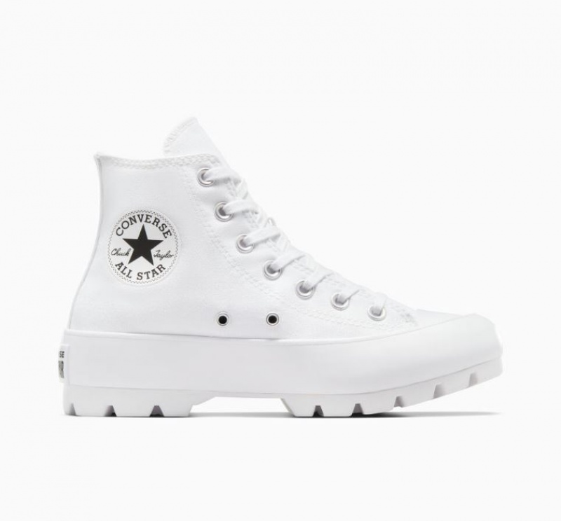 Női Converse Chuck Taylor All Star Lugged Magasszárú Tornacipő Fehér | HUNGARY ZAD3SI