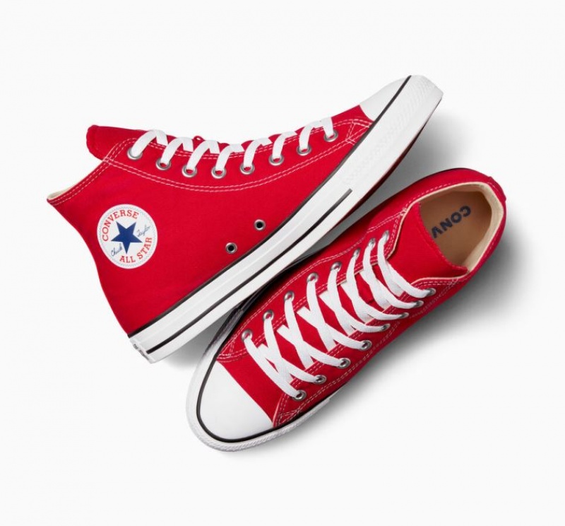 Női Converse Chuck Taylor All Star Magasszárú Tornacipő Piros | HUNGARY JNO0VZ