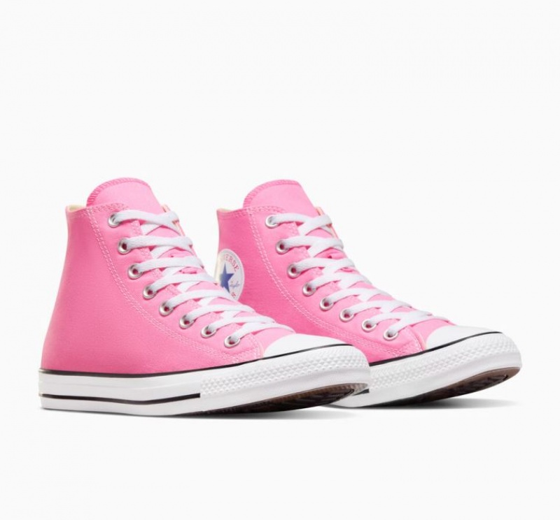 Női Converse Chuck Taylor All Star Magasszárú Tornacipő Rózsaszín | HUNGARY DSE4PZ