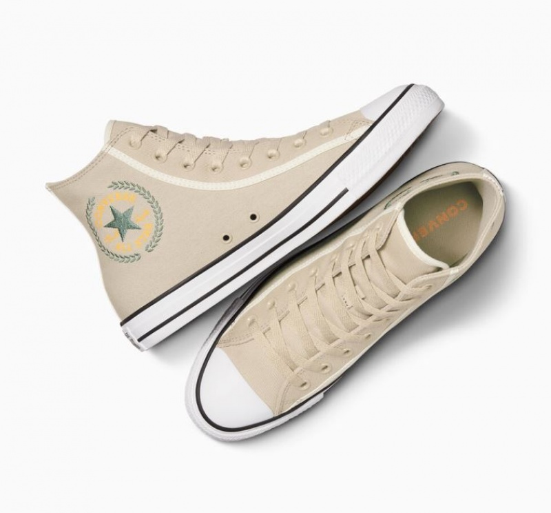 Női Converse Chuck Taylor All Star Magasszárú Tornacipő Bézs | HUNGARY BCJ2SO