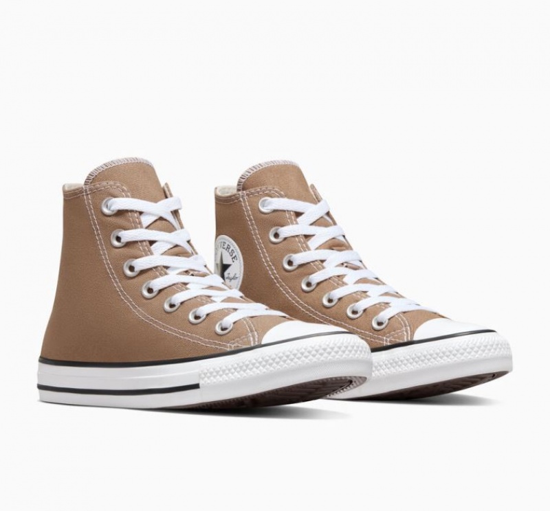 Női Converse Chuck Taylor All Star Magasszárú Tornacipő Barna | HUNGARY VZK1ND