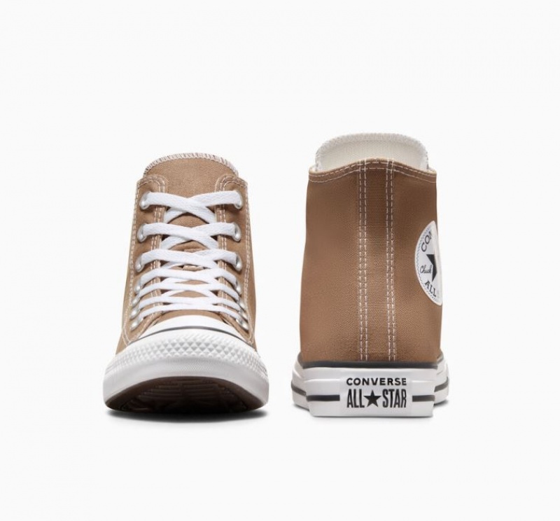 Női Converse Chuck Taylor All Star Magasszárú Tornacipő Barna | HUNGARY VZK1ND