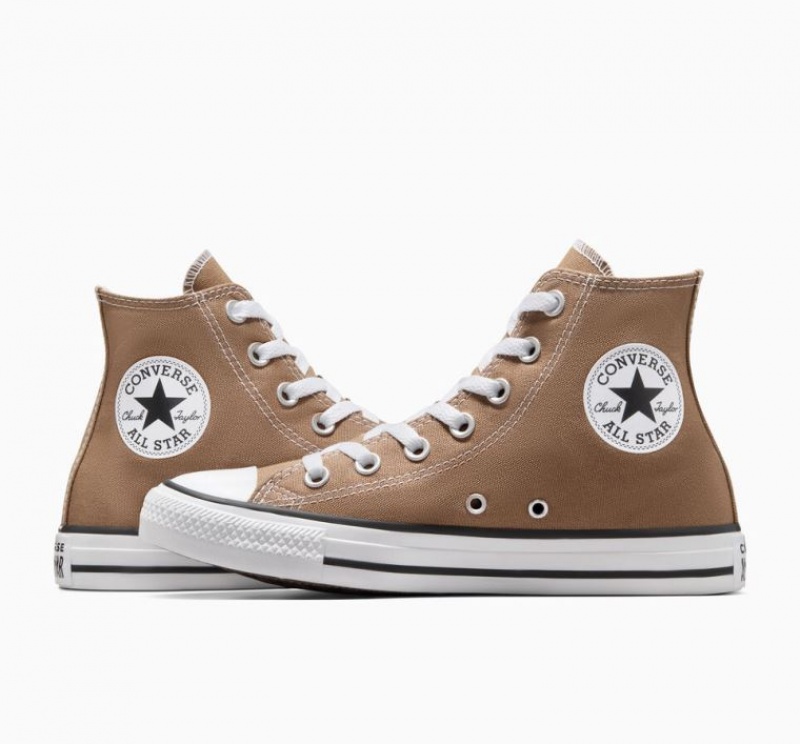 Női Converse Chuck Taylor All Star Magasszárú Tornacipő Barna | HUNGARY VZK1ND