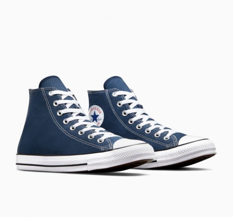 Női Converse Chuck Taylor All Star Magasszárú Tornacipő Sötétkék | HUNGARY QZC5BL