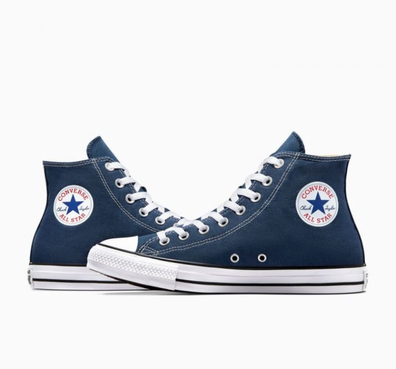 Női Converse Chuck Taylor All Star Magasszárú Tornacipő Sötétkék | HUNGARY QZC5BL