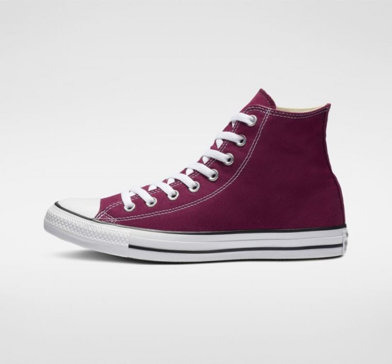 Női Converse Chuck Taylor All Star Magasszárú Tornacipő Bordó | HUNGARY HBI7TQ