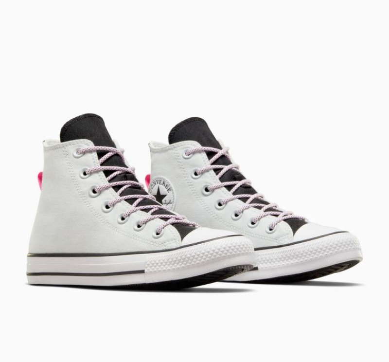 Női Converse Chuck Taylor All Star Magasszárú Tornacipő Fehér | HUNGARY VSX9UY