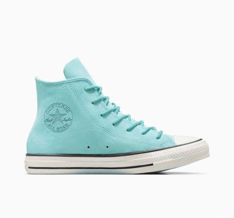 Női Converse Chuck Taylor All Star Mono Suede Magasszárú Tornacipő Türkiz | HUNGARY NCF2MD