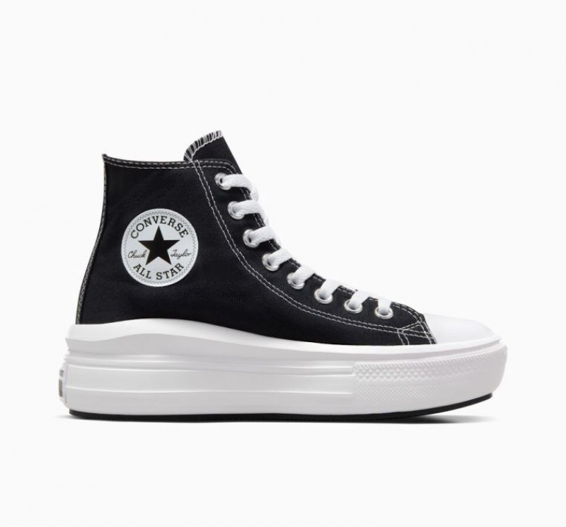 Női Converse Chuck Taylor All Star Move Platform Cipő Fekete | HUNGARY ZNF3CB