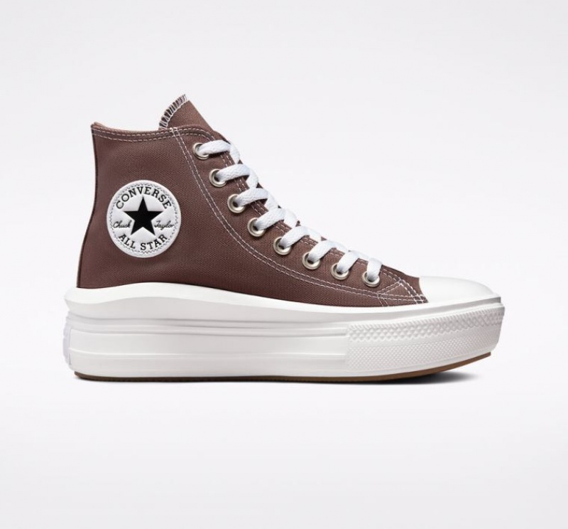 Női Converse Chuck Taylor All Star Move Platform Cipő Barna | HUNGARY XBT4WU