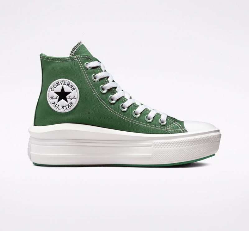 Női Converse Chuck Taylor All Star Move Platform Cipő Zöld | HUNGARY VLF0GC