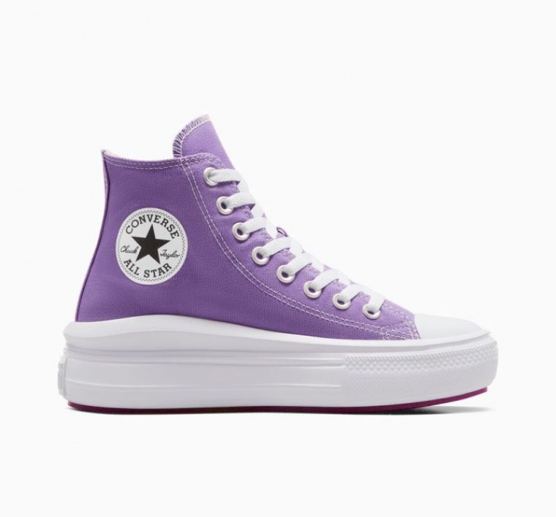 Női Converse Chuck Taylor All Star Move Seasonal Color Platform Cipő Levendula | HUNGARY RLX6CS