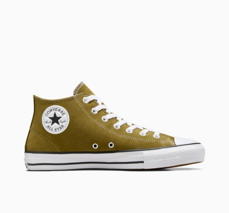 Női Converse Chuck Taylor All Star Pro Suede Deszkás Cipő Olivazöld | HUNGARY YJD6UQ