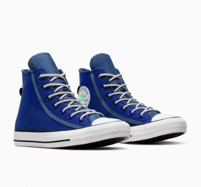 Női Converse Chuck Taylor All Star Utility Twist Magasszárú Tornacipő Kék | HUNGARY EBK9XJ