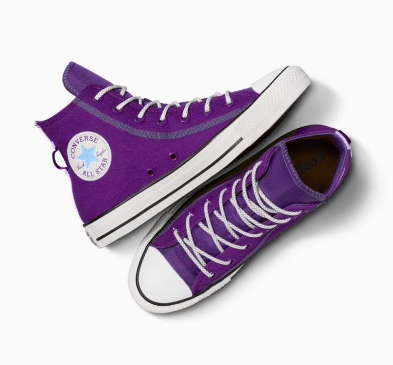 Női Converse Chuck Taylor All Star Utility Twist Magasszárú Tornacipő Lila | HUNGARY ZRQ4MF