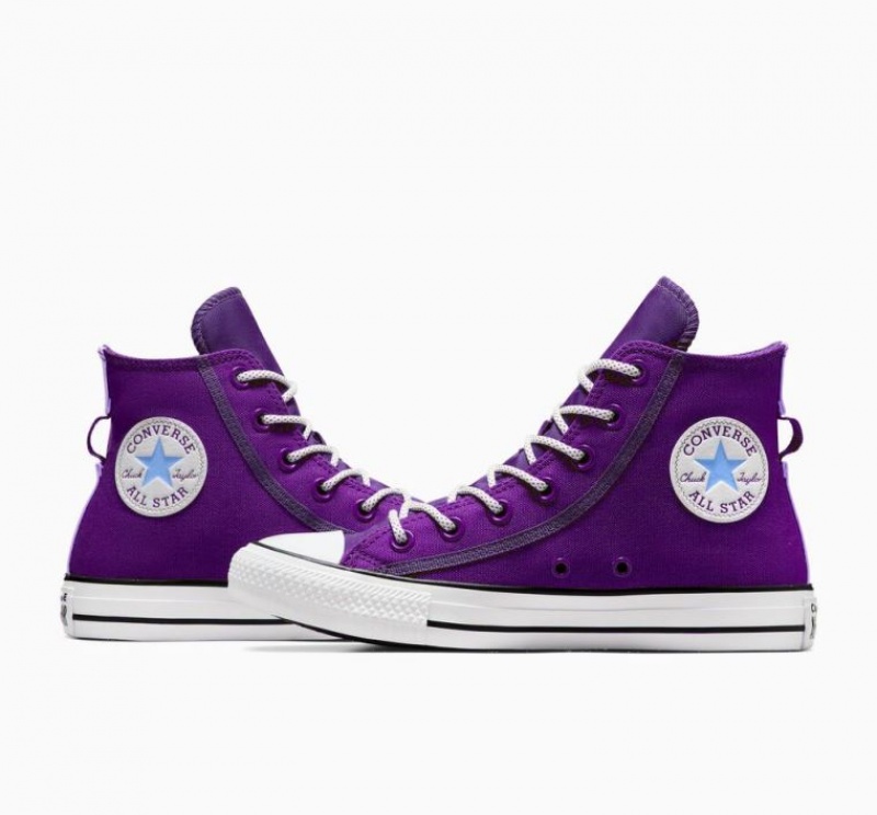 Női Converse Chuck Taylor All Star Utility Twist Magasszárú Tornacipő Lila | HUNGARY ZRQ4MF